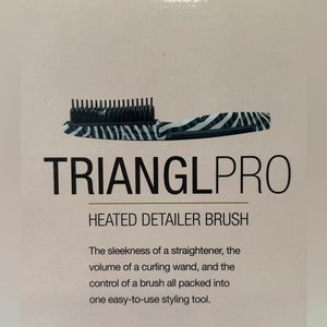 Caliata TrianglPro Heated Detailer Brush (Zebra)